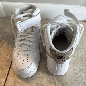 Nike White High-Top Sneakers